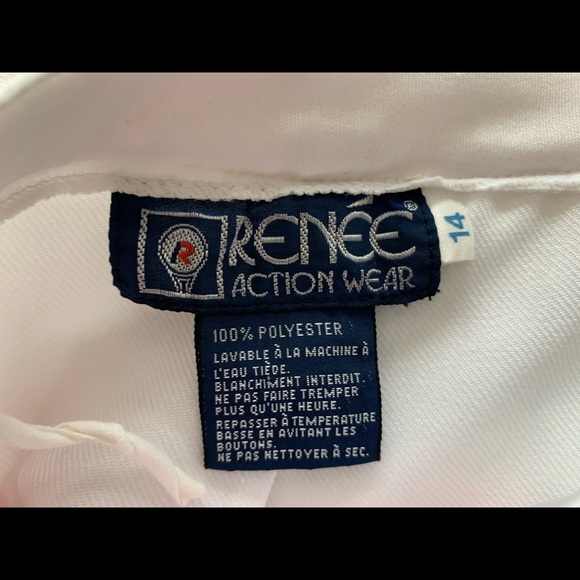 Lovely White & pink tennis skirt with pockets - Picture 6 of 6